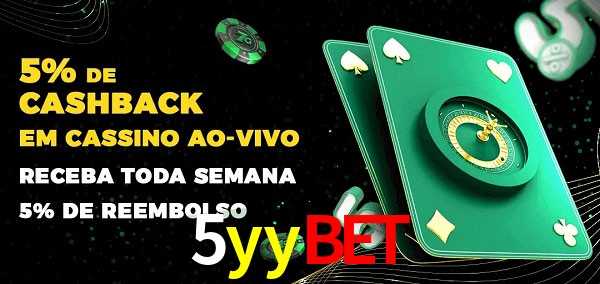 Promoções do cassino ao Vivo 5yybet